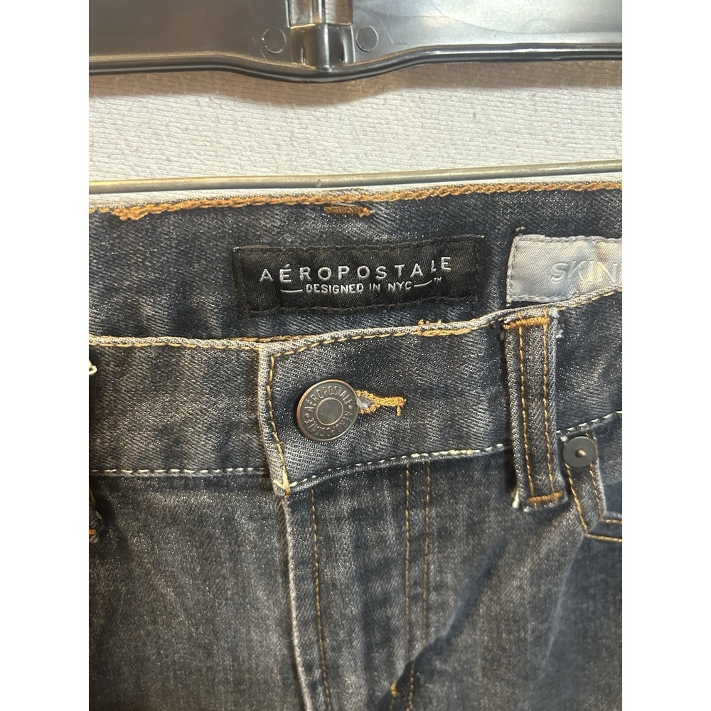 Aéropostale Men's Darkwash Skinny Jeans 29x30 - Picture 2 of 6